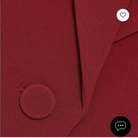 Cinq à Sept Deep Red Blazer - Picture 3 of 7